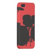 Trommeln iPhone Hülle (Rückseite rechts)