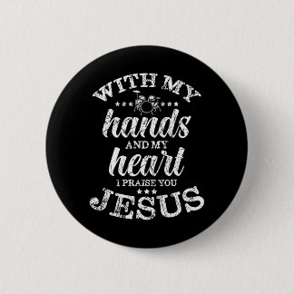 Trommeln Jesus Worship Band Drumming Geschenke Chr Button