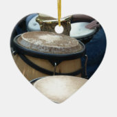 Trommeln Keramik Ornament (Vorne)