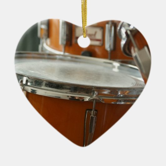 Trommeln Keramik Ornament (Vorne)