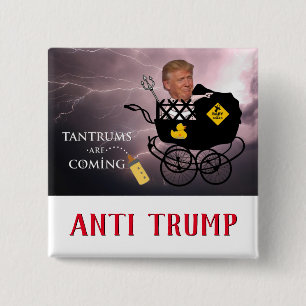 Trommeln kommen / Anti Trump, Button