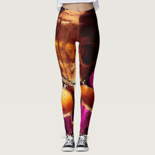 Trommeln, Konfitüre im Freien Leggings
