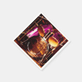 Trommeln, Konfitüre im Freien Serviette (Ecke)