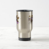 Trommeln: Lila und weißes Trommelkit: 3D-Modell: T Reisebecher (Mittel)