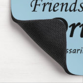 Trommeln machen mich glücklich mousepad (Ecke)
