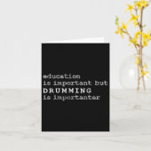 Trommeln-Marching-Band-Bildung Karte (Gelbe Blume)