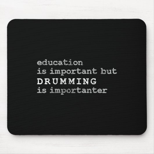 Trommeln-Marching-Band-Bildung Mousepad (Vorne)