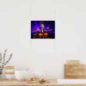 Trommeln mit dem Lasers Poster (Küche)