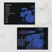 Trommeln - mollig visitenkarte (Vorne/Hinten)