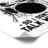 Trommeln | Musikinstrument Drummer Gift Poster (Ecke)