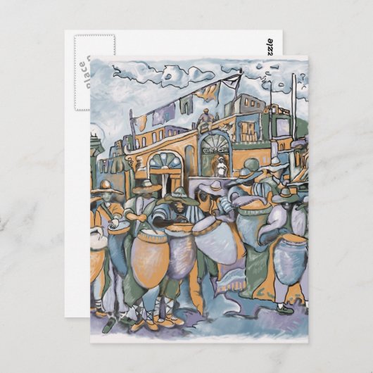 Trommeln Nachts Postkarte 2008 Vs. (Vorne/Hinten)