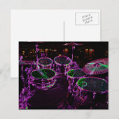 Trommeln pc arc4 postkarte (Vorne/Hinten)