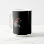 Trommeln:Red Drum Kit: 3D-Modell: Tasse (Vorderseite Links)