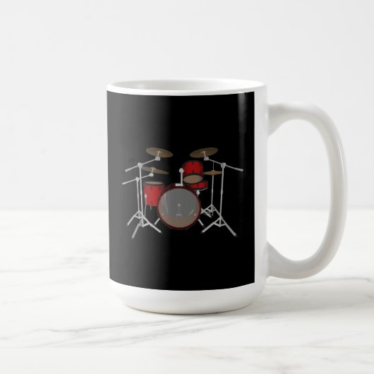 Trommeln:Red Drum Kit: 3D-Modell: Tasse (Rechts)