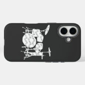 Trommeln Schlagzeug Case-Mate iPhone Hülle (Rückseite (Horizontal))