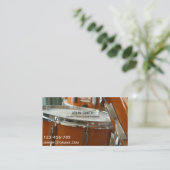 Trommeln/Schlagzeug-Lehrer Visitenkarte (Stehend Vorderseite)