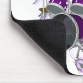 Trommeln Sie die Ausrüstung u. Stammes- Grafik Mousepad (Ecke)