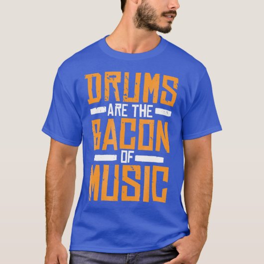 Trommeln sind das Herzstück von Musik Drummer Trom T-Shirt (Vorderseite)