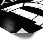 Trommeln spielen geboren poster (Ecke)