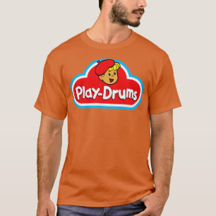 Trommeln spielen PlayDoh-Stil-Design Langarm T-Shirt