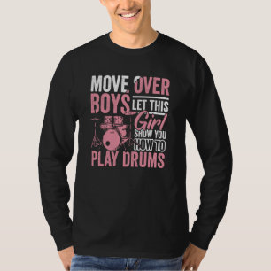 Trommeln Spieler Bekleidung Drummer Zitat Drumset  T-Shirt