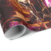 Trommeln, Stau im Freien Geschenkpapier (Rolleneckpunkt)