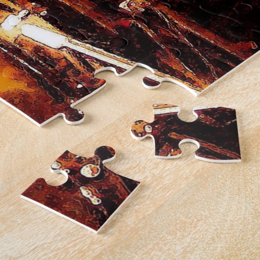 Trommeln, Stau im Freien Puzzle (Seite)