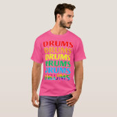 Trommeln T-Shirt (Vorne ganz)