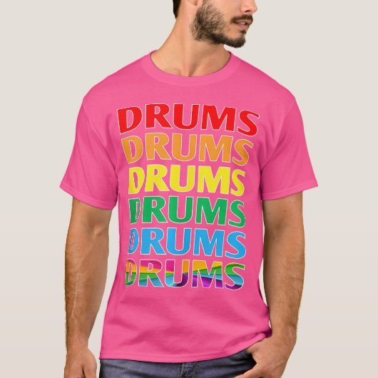 Trommeln T-Shirt (Vorderseite)