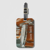 Trommeln und gepäckanhänger (Vorderseite Vertikal)