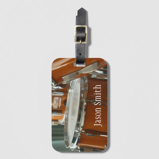 Trommeln und gepäckanhänger (Vorderseite Vertikal)