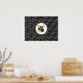 Trommeln und Gitarren für Wände Poster (Küche)