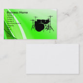 Trommeln Visitenkarte (Vorne/Hinten)