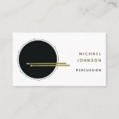 Trommeln Visitenkarte (Vorderseite)