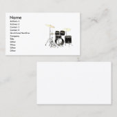 Trommeln Visitenkarte (Vorne/Hinten)