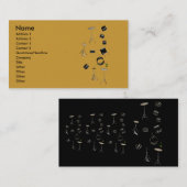 Trommeln Visitenkarte (Vorne/Hinten)