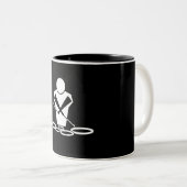 Trommeln Zweifarbige Tasse (VorderseiteRechts)