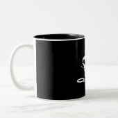 Trommeln Zweifarbige Tasse (Links)
