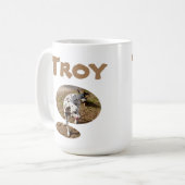 Trommelname mit Dalmatiner, Kaffee-Tasse Kaffeetasse (Vorderseite Links)