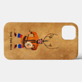 Trommelnder Schamane Case-Mate iPhone Hülle (Rückseite (Horizontal))