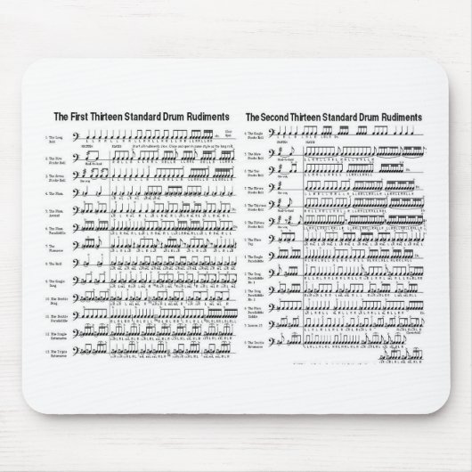 TrommelRudiments Mousepad (Vorne)