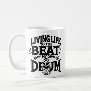 Trommelschlag Kaffeetasse