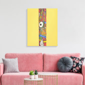 Trommelschlag Leinwanddruck (Insitu (Wohnzimmer))