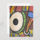 Trommelschlag Postkarte (Vorne/Hinten)