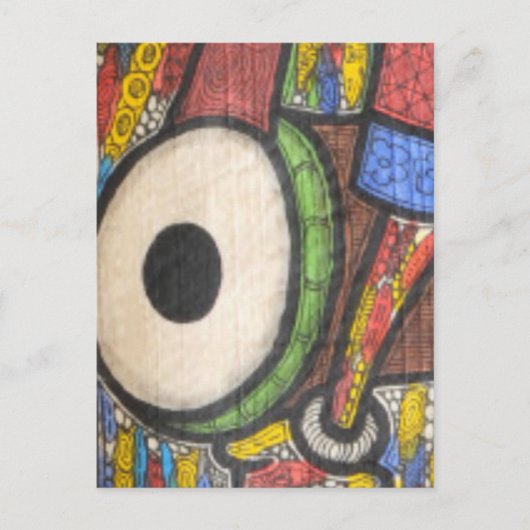 Trommelschlag Postkarte (Vorderseite)