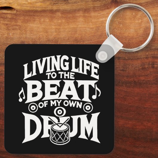Trommelschlag Schlüsselanhänger (Rückseite)