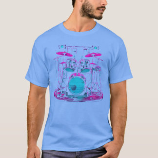 Trommelset Mädchen T-Shirt