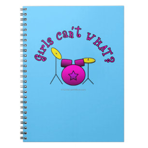 TrommelSet - rosa Notizblock