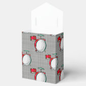 TrommelSet; Rote Trommeln Geschenkschachtel (Geöffnet)