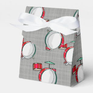 TrommelSet; Rote Trommeln Geschenkschachtel